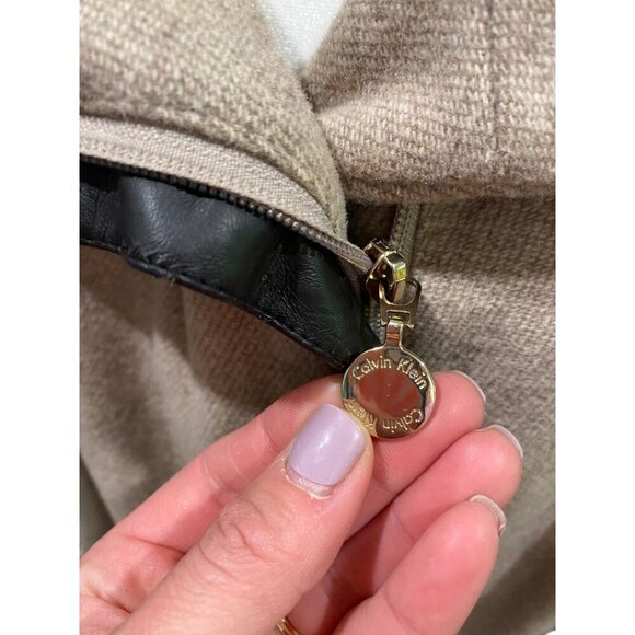 Calvin Klein Wool Coat Size 12 - Picture 7 of 10